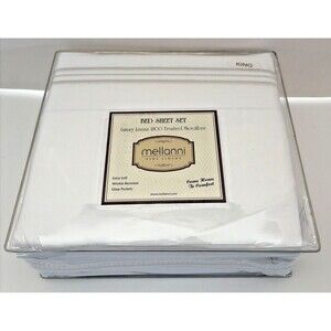Mellanni King sheets set 4 PC Iconic Collection Bedding 1800 Brushed Microfiber